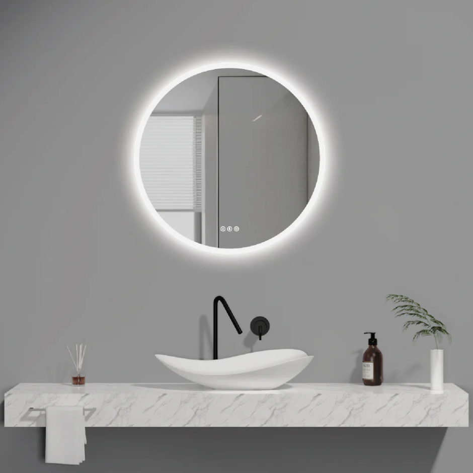 LED Mirror 28x28(2) Mirror Circle - Image 1